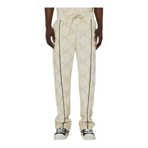 Gestreepte joggingbroek wijde pijp John Richmond , Beige , Heren