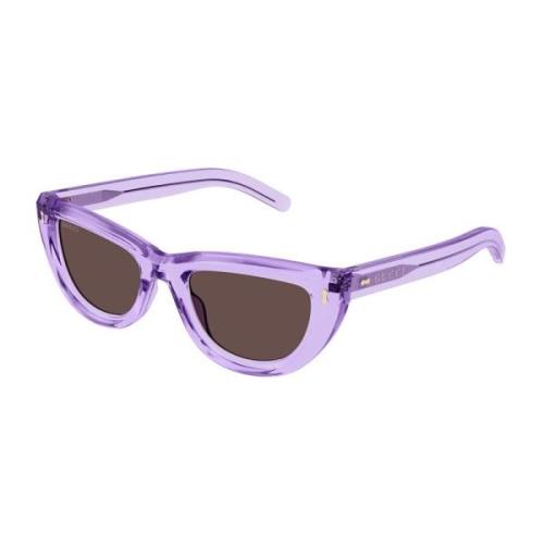 Elegante Cat Eye Zonnebril Gg1521S Gucci , Purple , Unisex