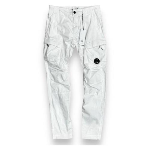 Witte Cargo Broek Regular Fit C.p. Company , White , Heren