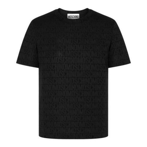 T-Shirts Moschino , Black , Heren