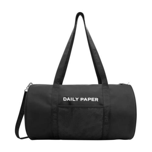 2024 ss24 eduffel tas in zwart Daily Paper , Black , Heren