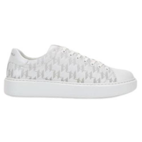 Witte Sneakers Regular Fit Karl Lagerfeld , White , Heren