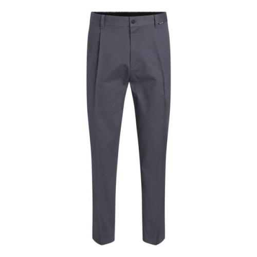 Chino Broek Iron Gate Grijs Katoen Calvin Klein , Gray , Heren