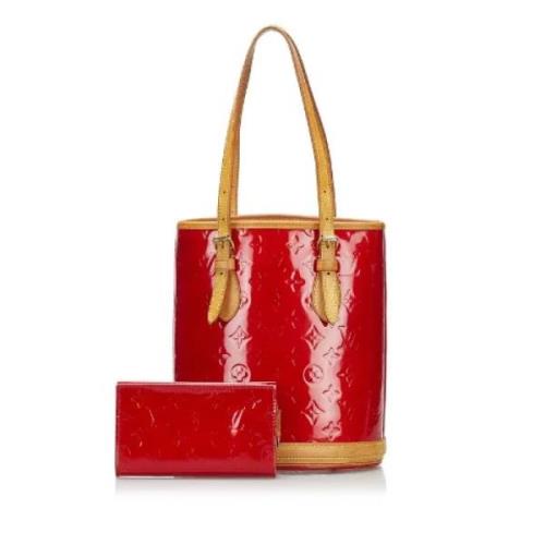 Pre-owned Leather louis-vuitton-bags Louis Vuitton Vintage , Red , Uni...