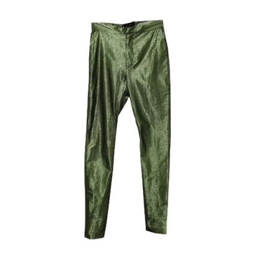 Pre-owned Polyester bottoms Isabel Marant Pre-owned , Green , Dames
