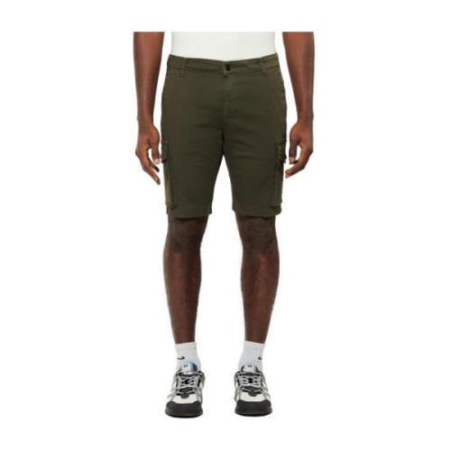 Varsity Cargo Shorts in Army Stijl My Brand , Green , Heren