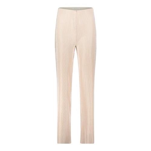 Geplooide rechte pijp broek Betty & Co , Beige , Dames