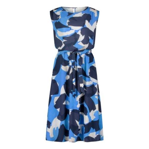 Zomerjurk met strikceintuur Betty & Co , Blue , Dames