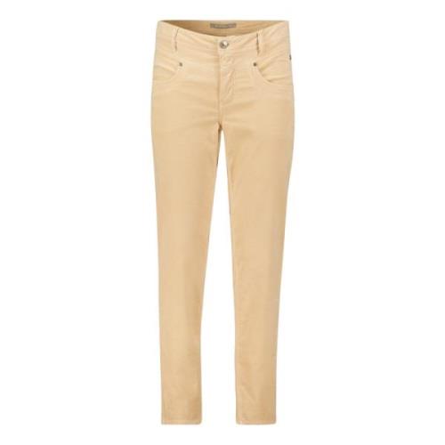 Casual Broek met Zakken Betty & Co , Beige , Dames