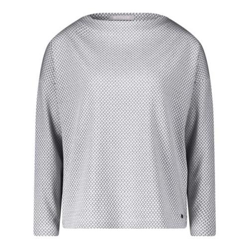 Grafisch Turtleneck Casual Shirt Betty & Co , Multicolor , Dames