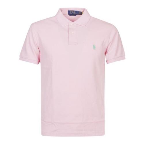 Klassieke Polo Shirt Ralph Lauren , Pink , Heren