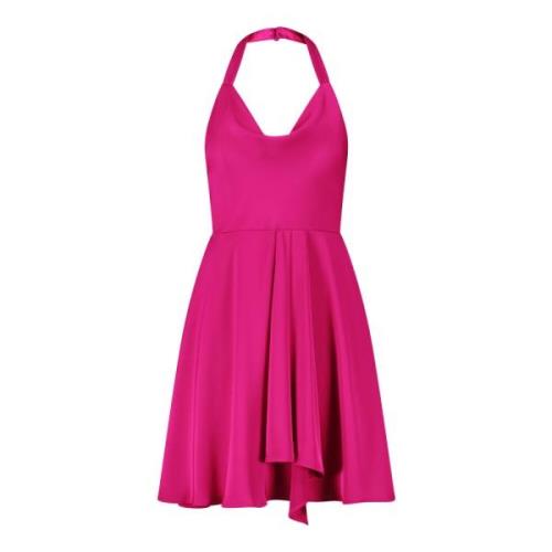 Elegant Cocktailjurk met Watervalhals vera mont , Pink , Dames