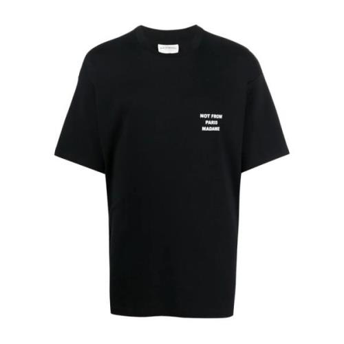 Slogan Black T-shirts en Polos Drole de Monsieur , Black , Heren