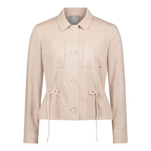 Casual jas met zakken Betty & Co , Beige , Dames