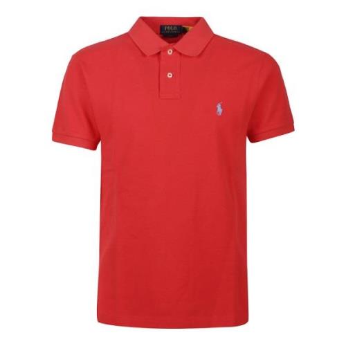 Klassieke Polo Shirt Ralph Lauren , Red , Heren