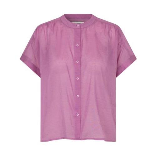 Korte mouw MyaLL shirt Lollys Laundry , Purple , Dames