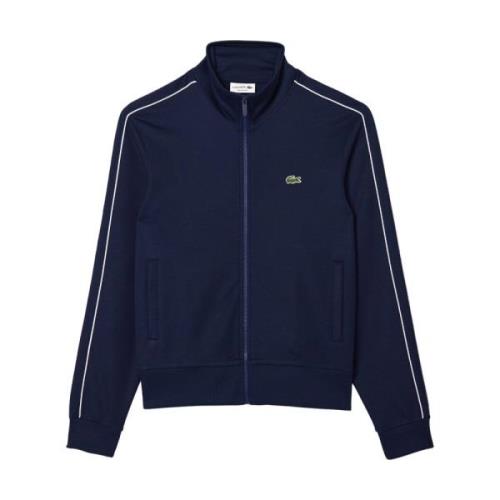 Blauwe Paris Jack Sweatshirt Ss24 Lacoste , Blue , Heren