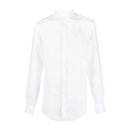Witte Casual Longsleeve Shirt Ralph Lauren , White , Heren