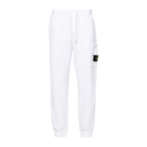 Witte Broek Ss24 Stone Island , White , Heren