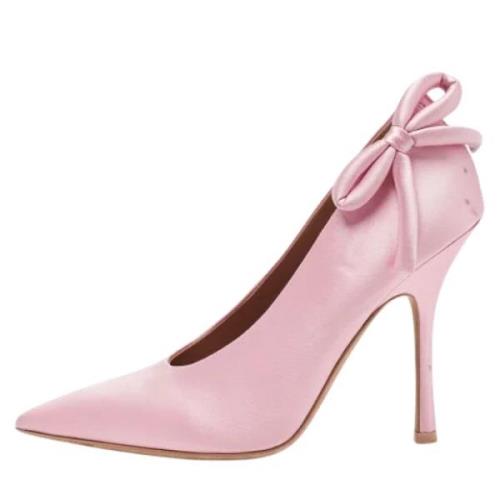 Pre-owned Satin heels Valentino Vintage , Pink , Dames