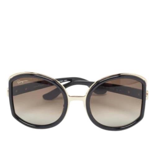 Pre-owned Acetate sunglasses Salvatore Ferragamo Pre-owned , Black , D...