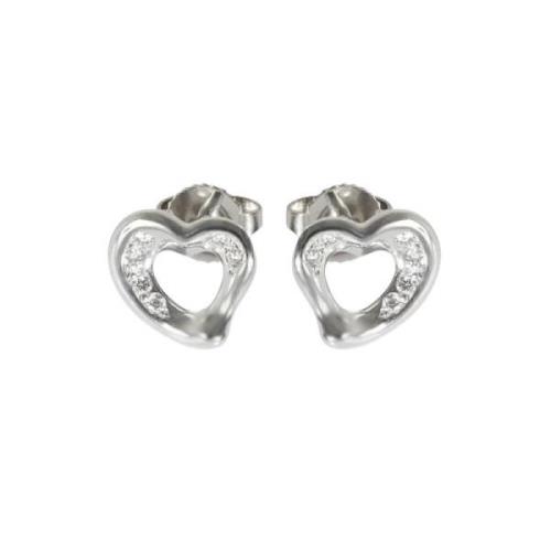 Pre-owned Platinum earrings Tiffany & Co. Pre-owned , Gray , Dames