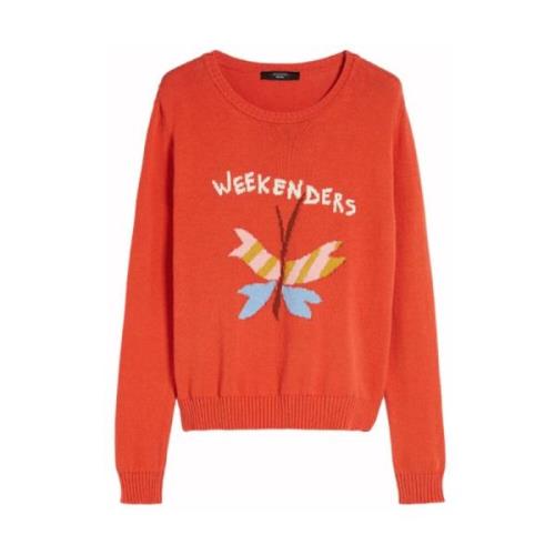 Amica Sweaters Collectie Max Mara Weekend , Orange , Dames