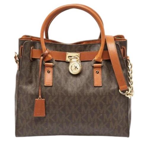 Pre-owned Leather totes Michael Kors Pre-owned , Brown , Dames