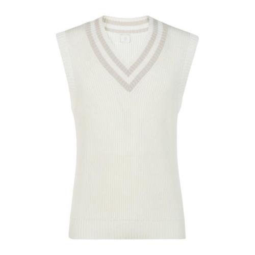 Stijlvol Gebreid Vest Eleventy , Beige , Heren