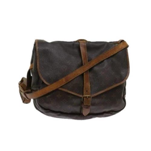 Pre-owned Canvas louis-vuitton-bags Louis Vuitton Vintage , Brown , Da...