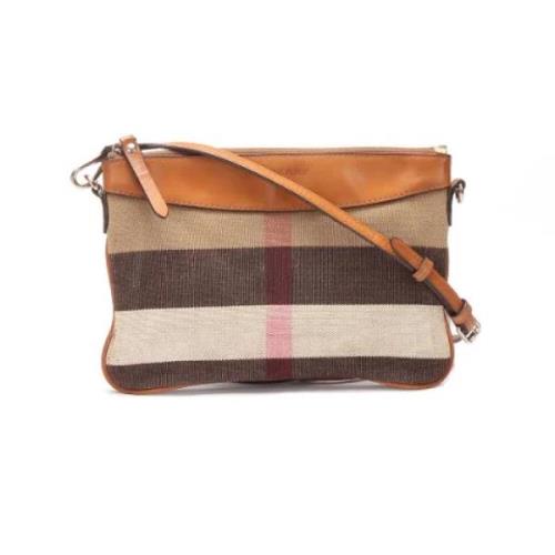 Pre-owned Canvas crossbody-bags Burberry Vintage , Multicolor , Dames