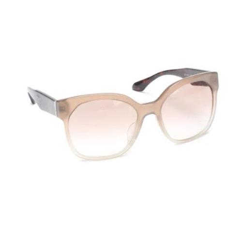 Pre-owned Plastic sunglasses Prada Vintage , Beige , Dames