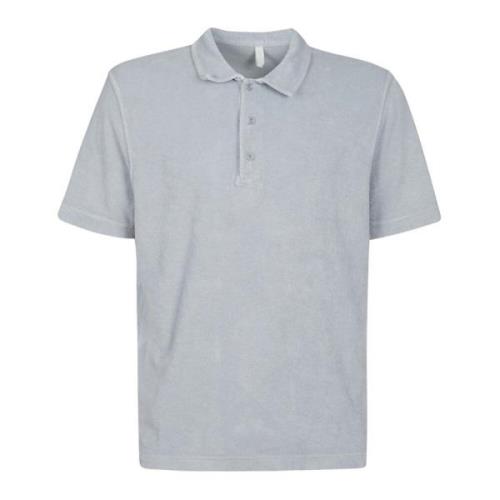 Polo shirt van katoen met kraag 04651/ A trip in a bag , Blue , Heren