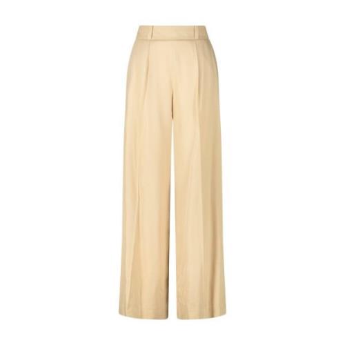 Wijde broek met relaxed fit Hugo Boss , Beige , Dames