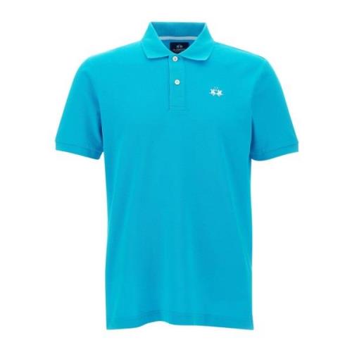 Polo Shirt La Martina , Blue , Heren