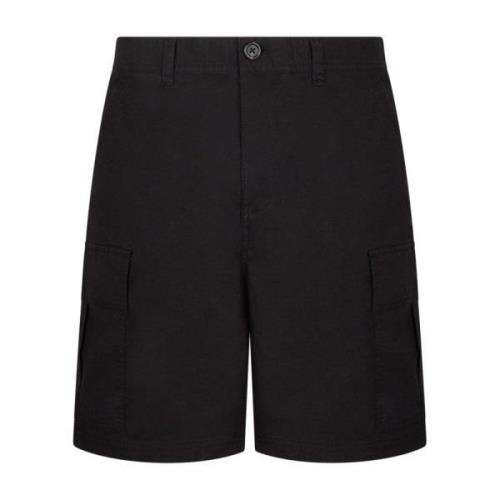 Zwarte Cargo Shorts Selected Homme , Black , Heren