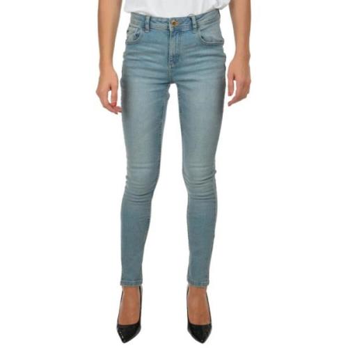 Skinny Five-Pocket Lichtgewassen Jeans YES ZEE , Blue , Dames