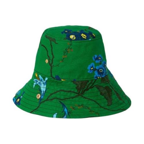 Bloemenprint Groene Hoed Erdem , Green , Dames