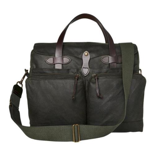 Tin Cloth Briefcase Filson , Green , Dames