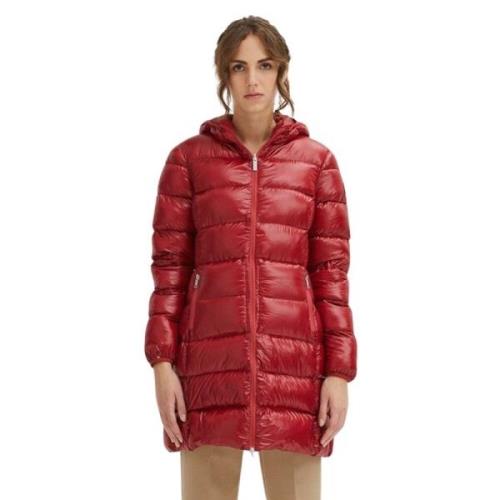 Ultra Lichtgewicht Hoodie Jas Centogrammi , Red , Dames