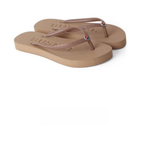 Zomer Strand Slippers Busnel , Beige , Dames