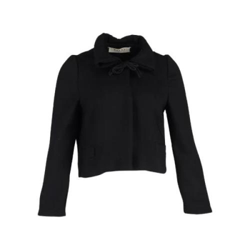 Pre-owned Wool outerwear Marni Pre-owned , Black , Dames