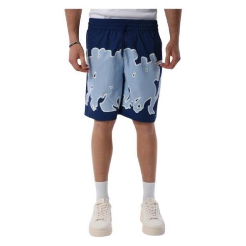 Gedrukte Bermuda-shorts met elastische taille Arte Antwerp , Blue , He...