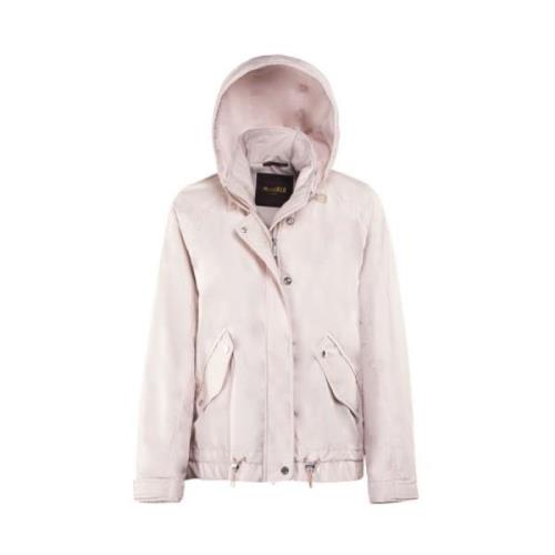 Lichtgewicht Acqua Parka met Waterafstotend Membraan Moorer , Pink , D...