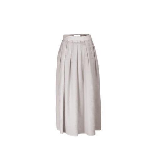 Luxe lange rok voor warmere klimaten Moorer , Beige , Dames