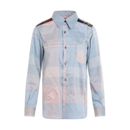 Blauwe Multi Blouse Comme des Garçons , Multicolor , Dames