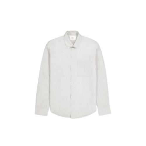 Casual Linnen Overhemd Nn07 , White , Heren
