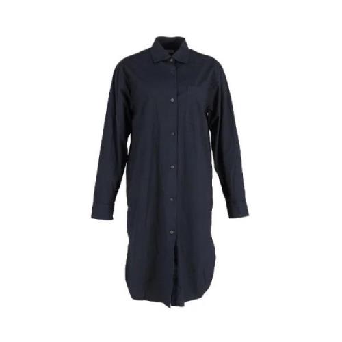 Pre-owned Polyester dresses Dries van Noten Pre-owned , Blue , Dames