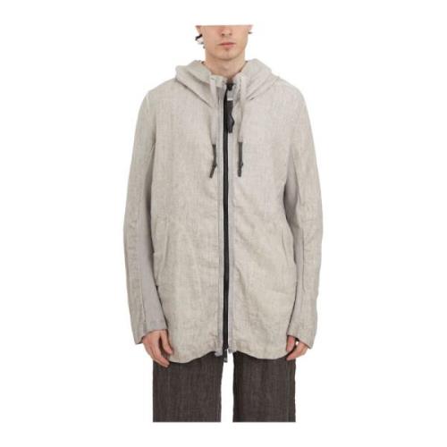 Hoodie met rits Isaac Sellam , Gray , Heren