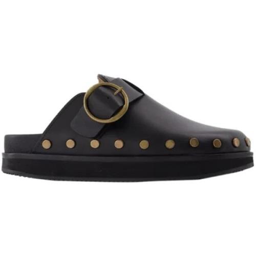 Leather flats Isabel Marant , Black , Dames